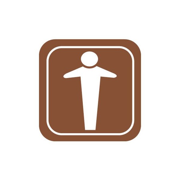 Architectural Sign - Men Symbol